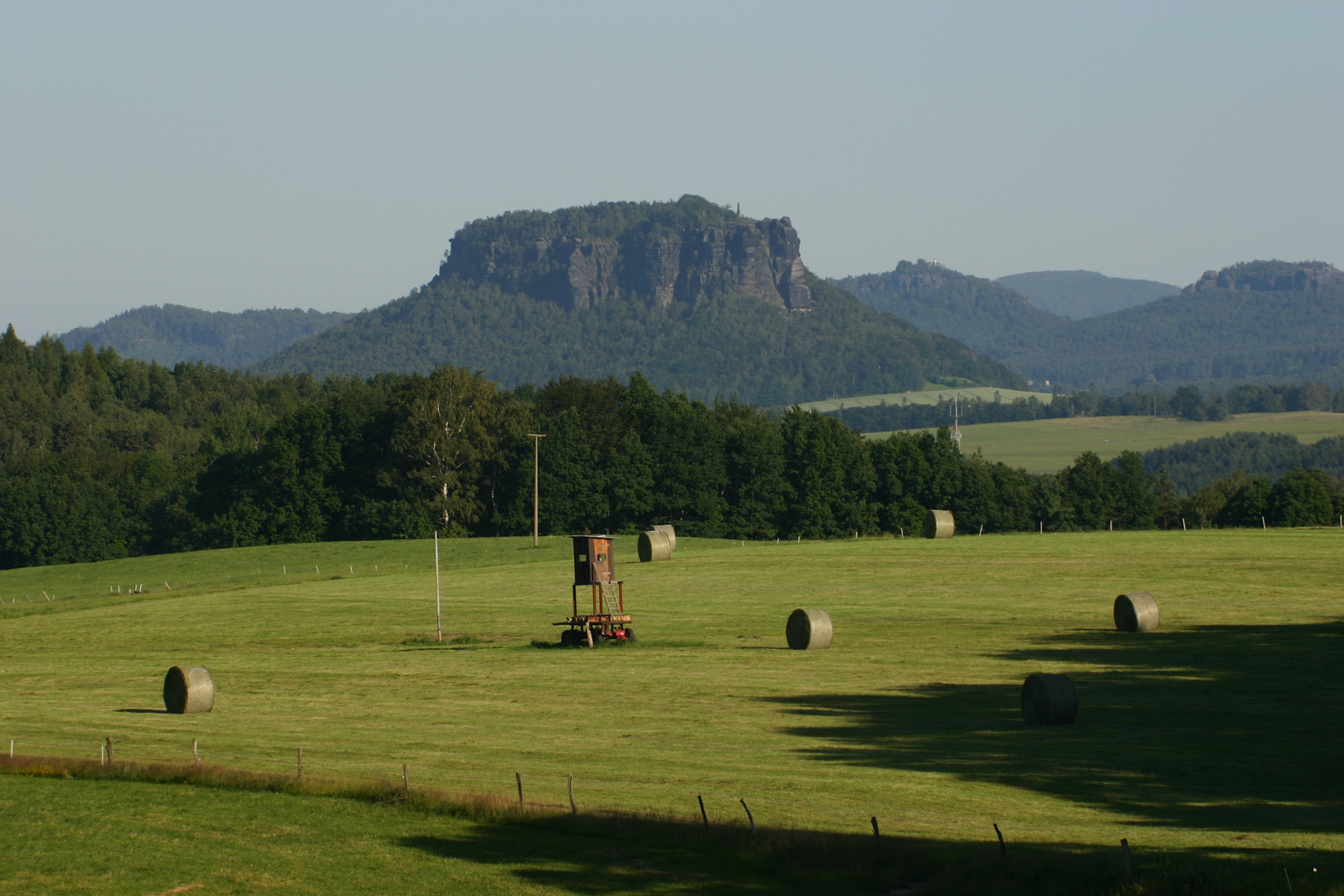 Lilienstein mit Heurollen