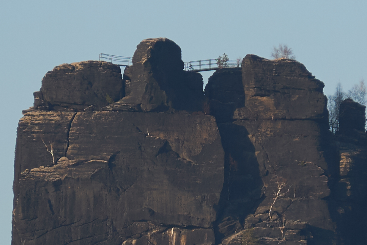 Lilienstein noch einsam 