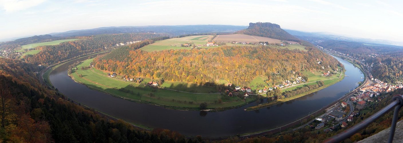 Lilienstein und Elbe