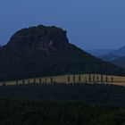 Lilienstein unterm Vollmond