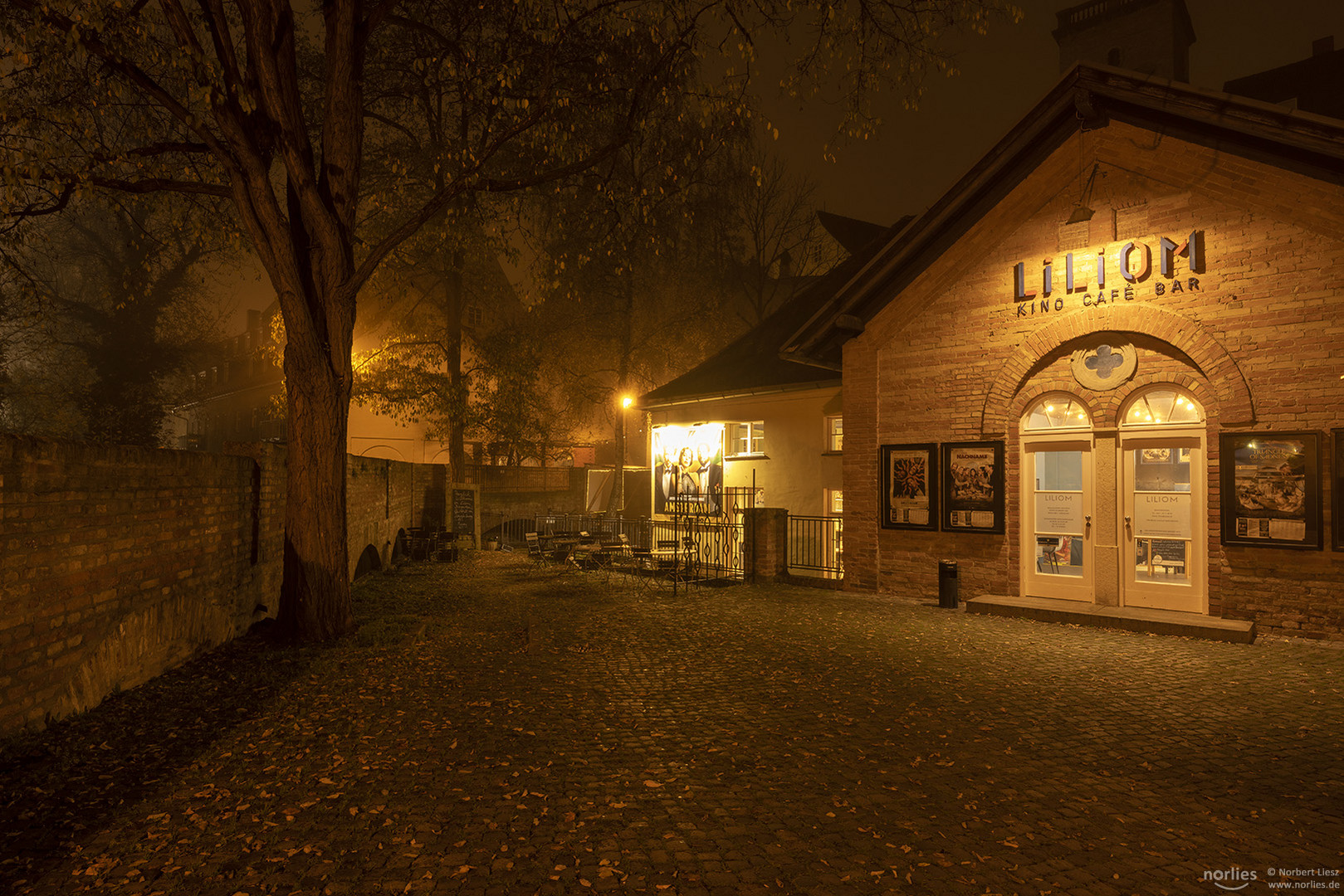 Liliom Kino im Nebel