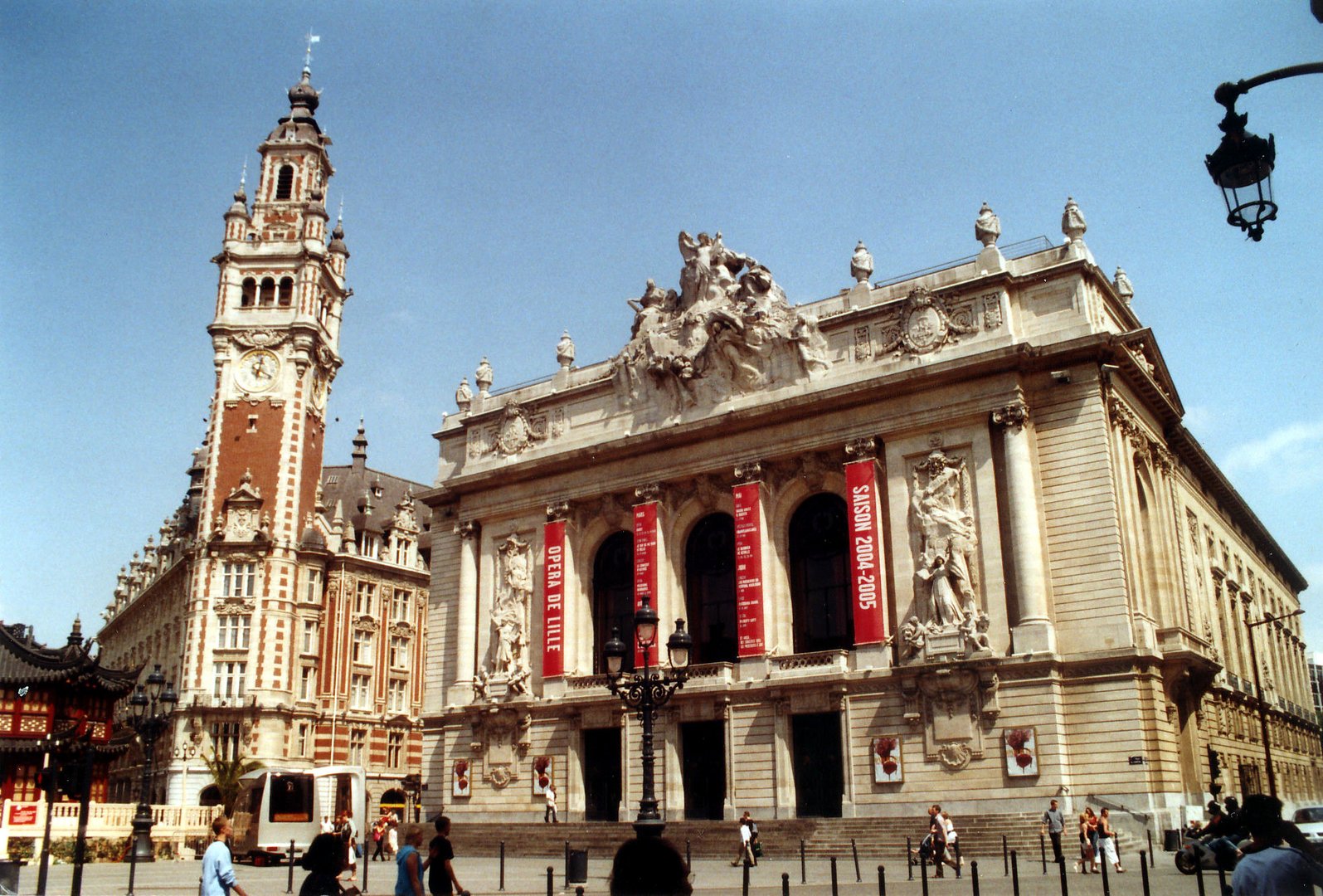 Lille: Opernhaus und Handelskammer mit Belfried