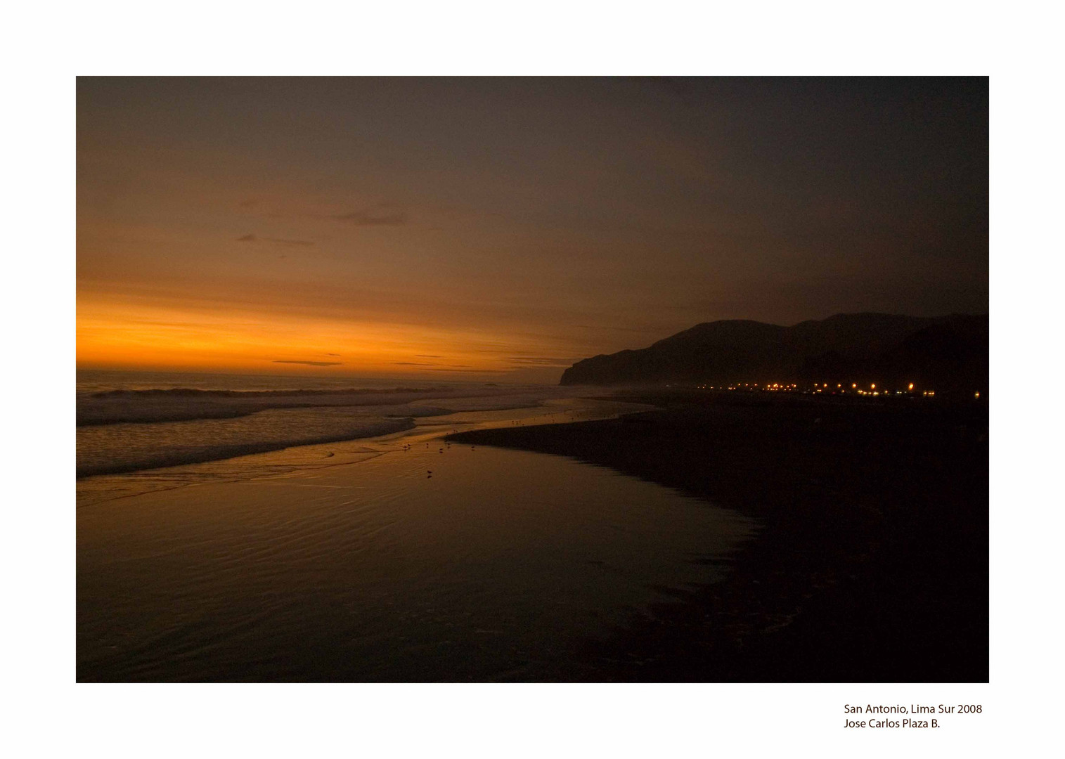 Lima, atardecer en Playa al sur 2