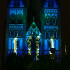 Limburger  Dom  bei blauem Licht