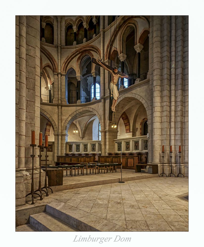 Limburger Dom " Blick zum Walsdorfer Kreuz , aus meiner Sicht..."