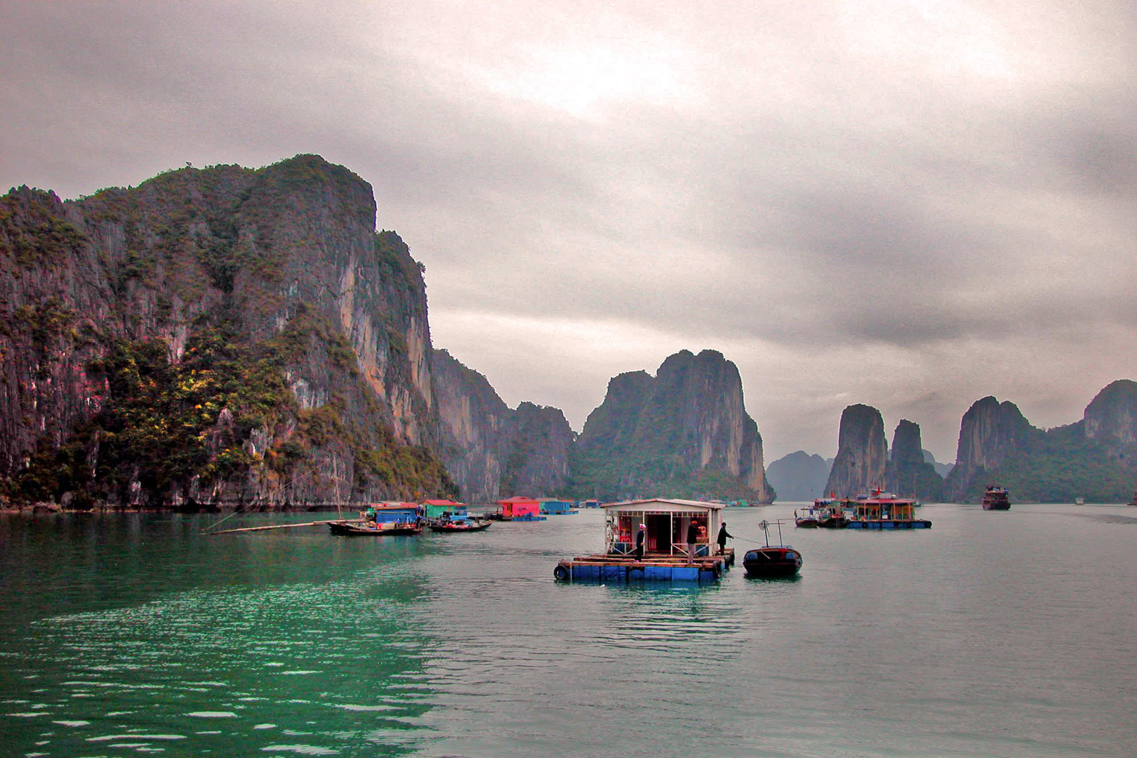 Lime stones at Ha Long Bay