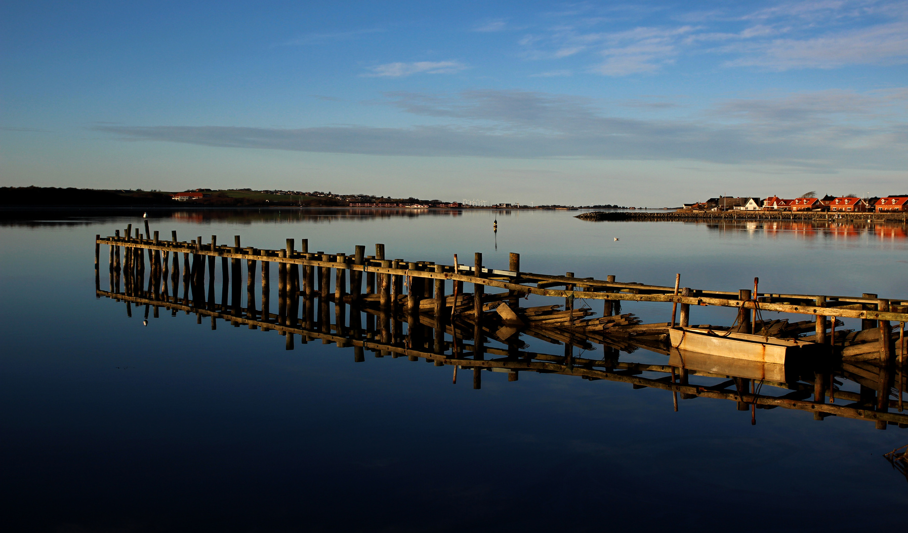 Limfjord im Herbst