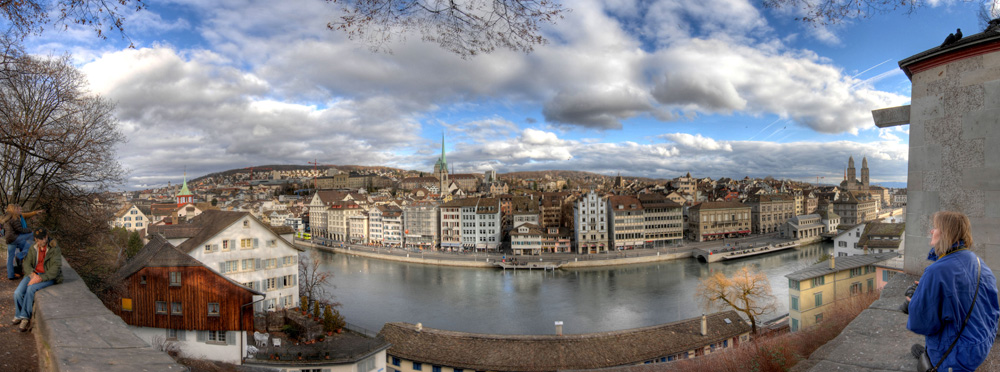 Limmat-Stadt in HDR