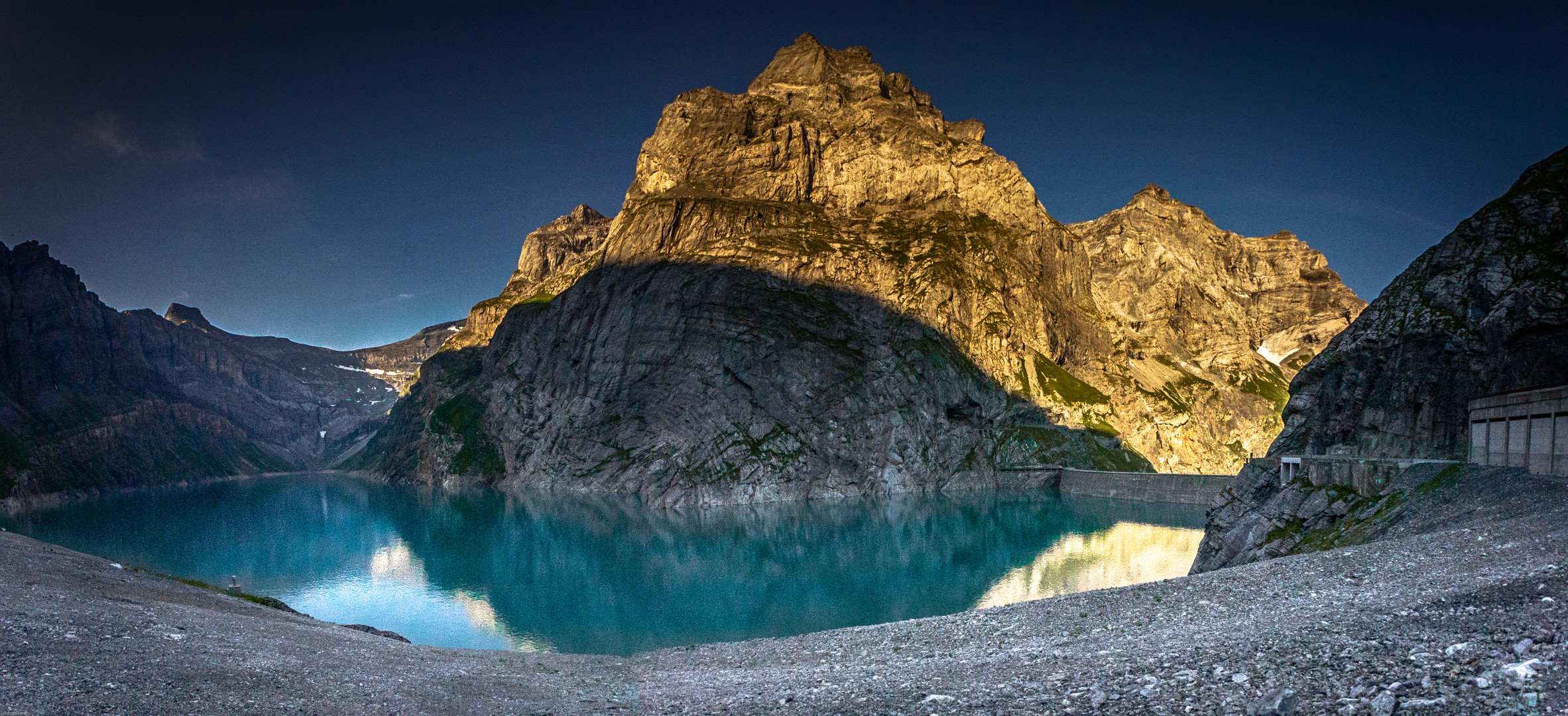 Limmerensee Stausee Panorama 