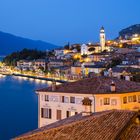 Limone sul Garda in der Dämmerung