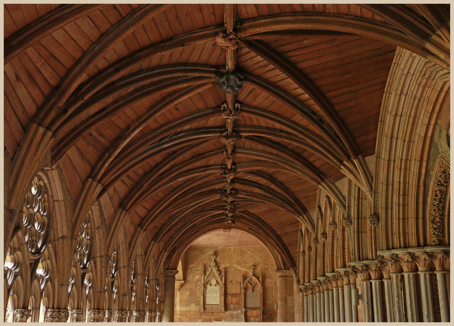 Lincoln cathedral cloisters