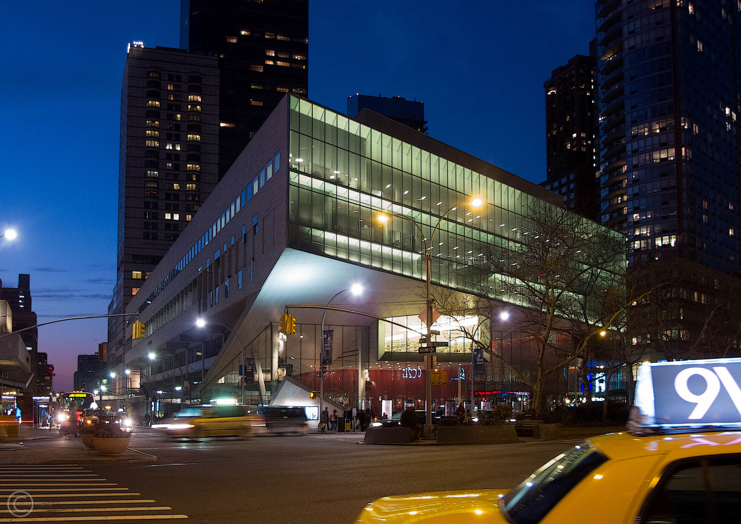 Lincoln Center at night