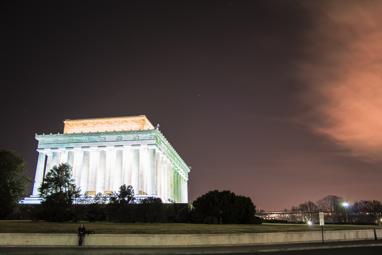 Lincoln Memorial bei Nacht