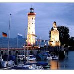 Lindau - Abendstimmung am Hafen