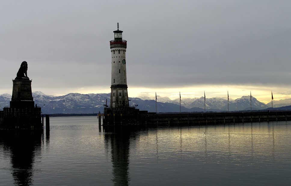 Lindau am Bodensee - Hafeneinfahrt