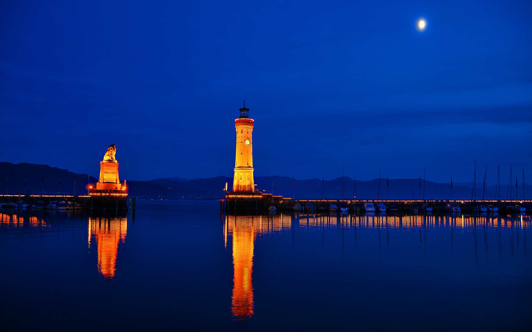 Lindau am gestrigen Abend