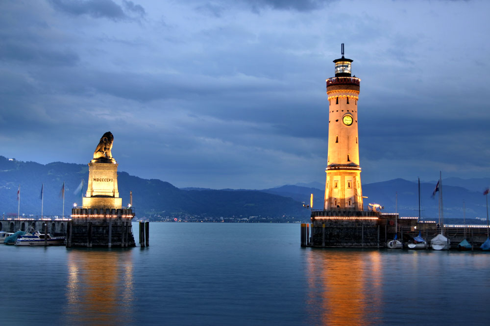 Lindau bei Nacht