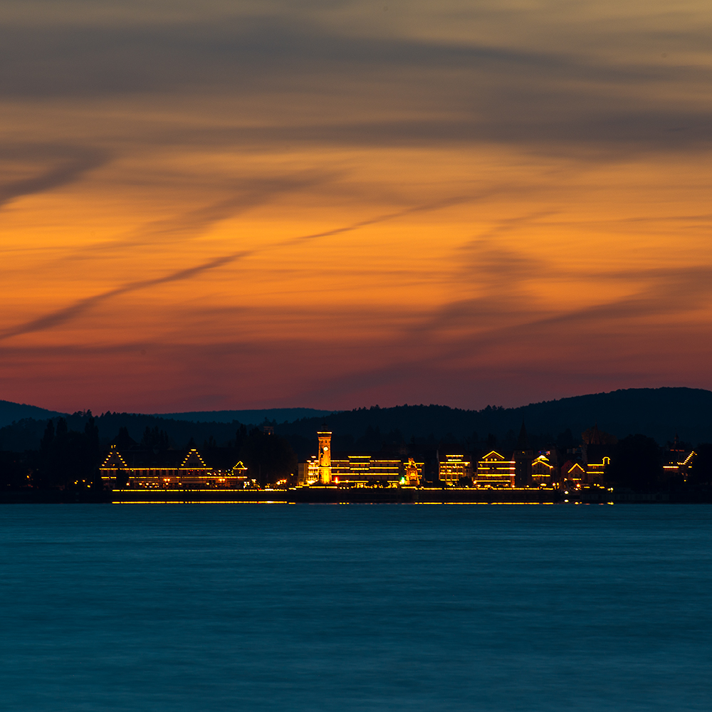 Lindau bei Nacht