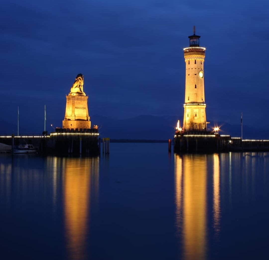 Lindau bei Nacht