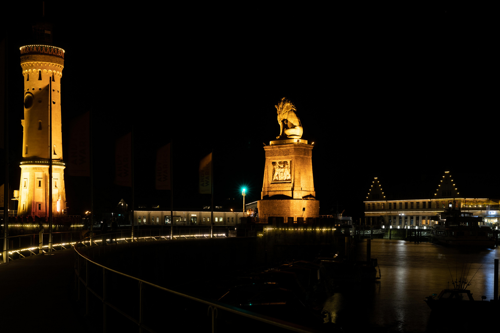 Lindau bei Nacht