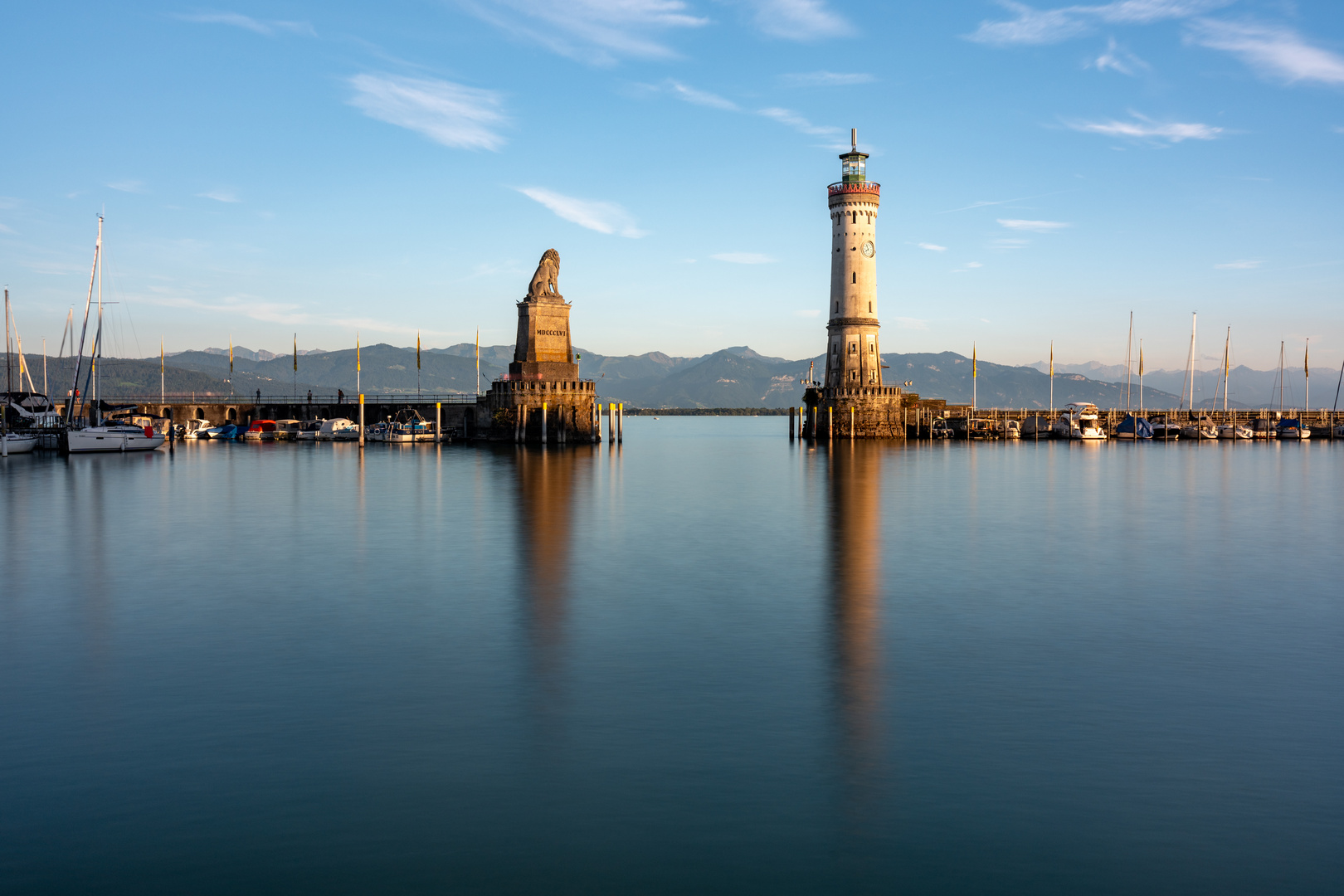 Lindau die Hafeneinfahrt