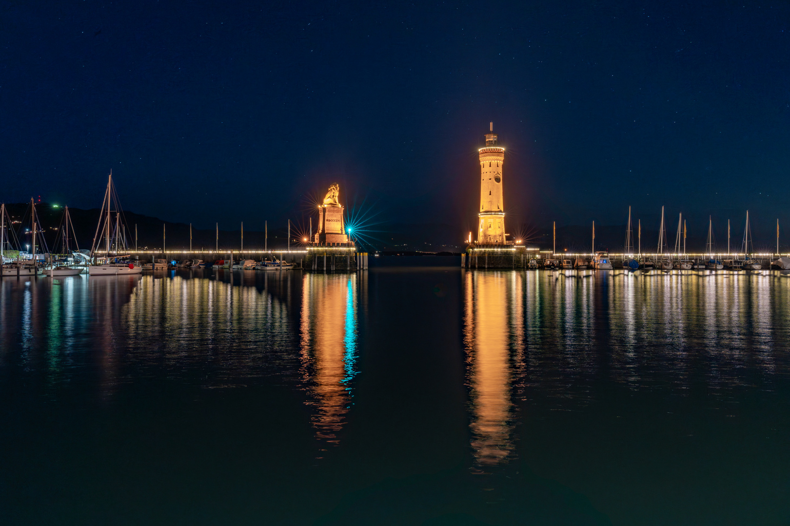 Lindau die Hafeneinfahrt