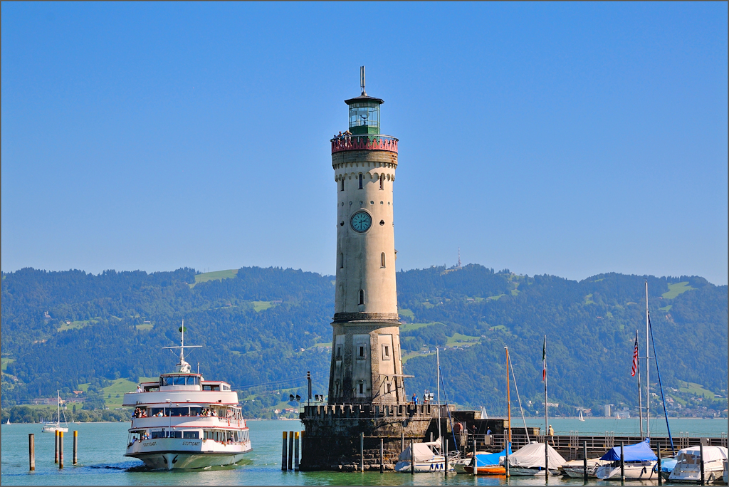 Lindau - Ein Schiff kommt