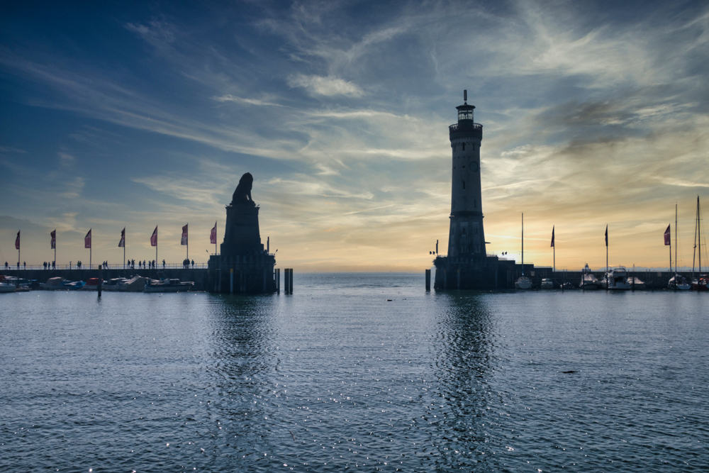 Lindau Hafen Foto & Bild landschaft, bach, fluss & see, see, teich