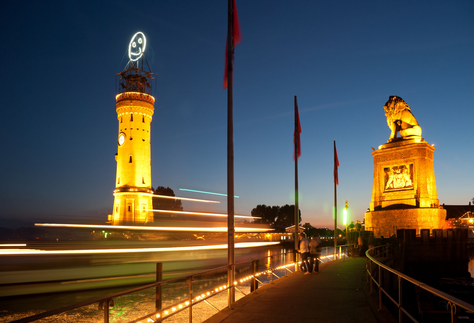 Lindau Hafeneinfahrt