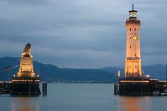 Lindau in der Dämmerung