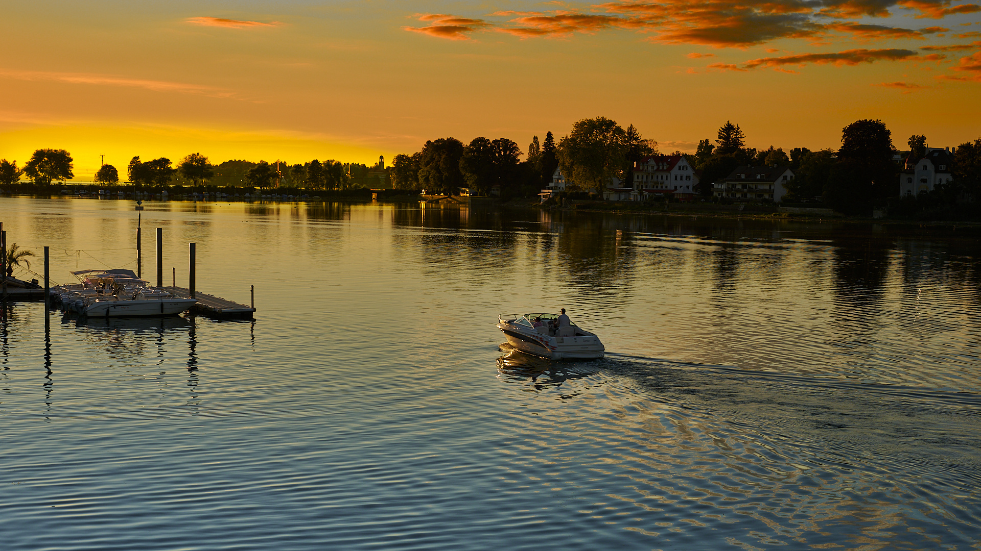 Lindau Island Evening Mood