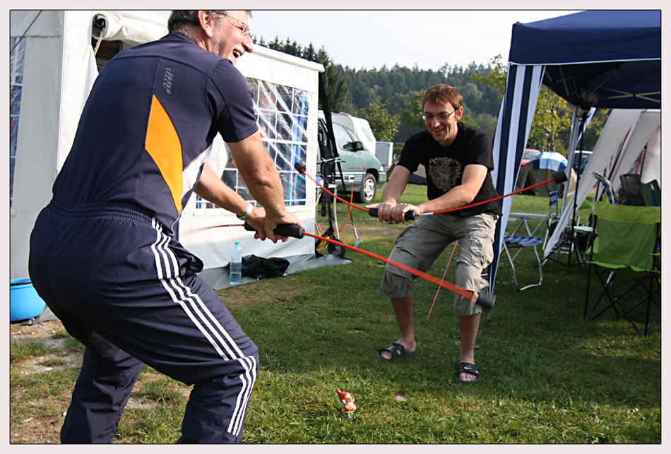 Lindau lebt, und wie !! oder Flexibar -Gymnastik zu Dritt