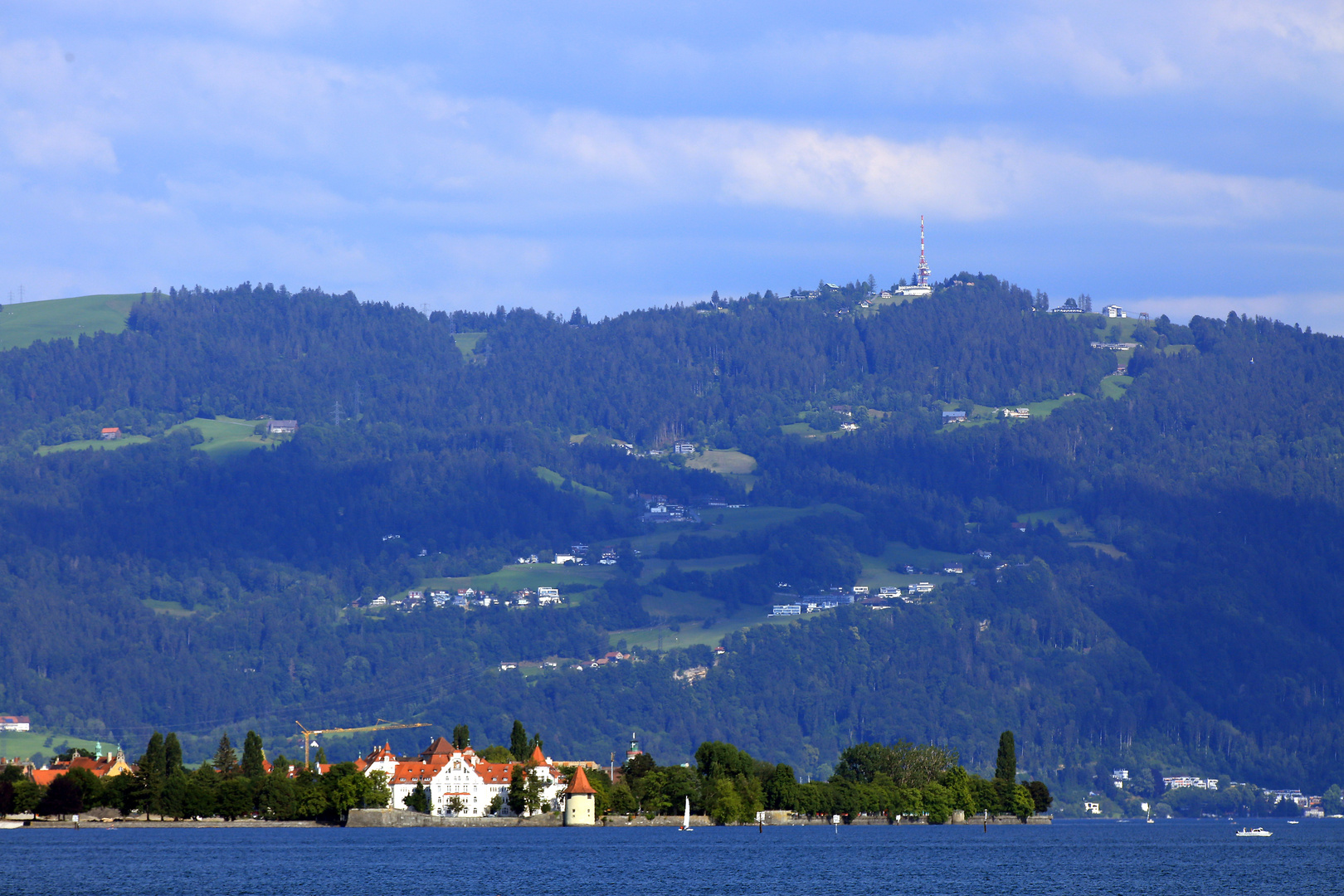 Lindau mit Pfänderblick