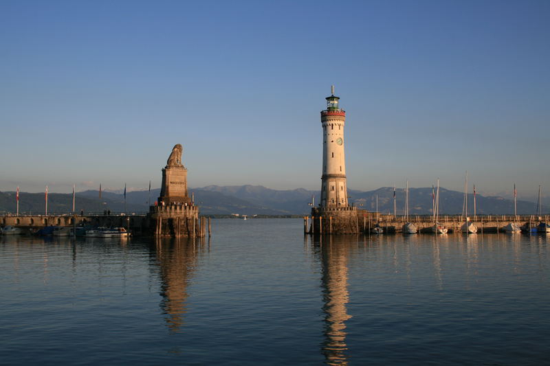 Lindau vor Sonnenuntergang