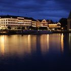 Lindauer Hafen bei Nacht
