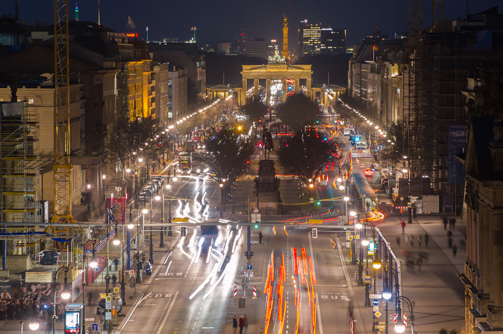 Linden, Brandenburger Tor und Siegessäule