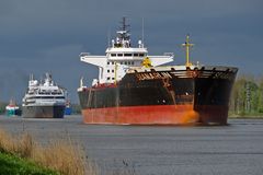 Lindenau-Tanker im Nord-Ostsee-Kanal