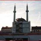 Lindenbazar und Moschee in Hamburg