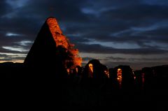 Lindenfels bei Nacht