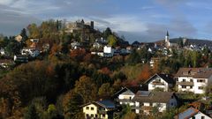 Lindenfels im Herbst