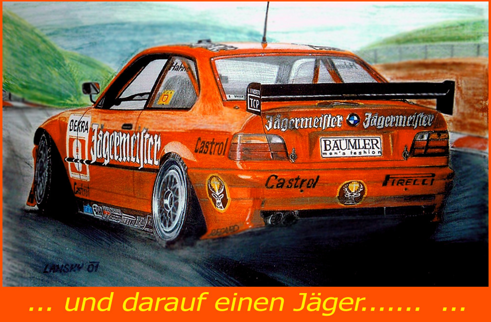 Linder M3 E36 DTM - eine Zeichnung ...