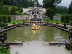 Linderhof bei Regen