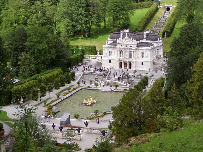 Linderhof von seiner schönen Seite