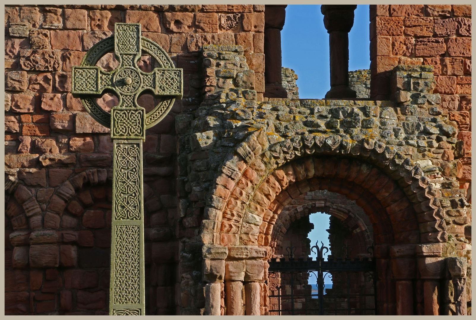 Lindisfarne priory detail