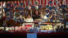 Lindners Gebrannte Mandeln auf dem Weihnachtsmarkt in Burglengenfeld