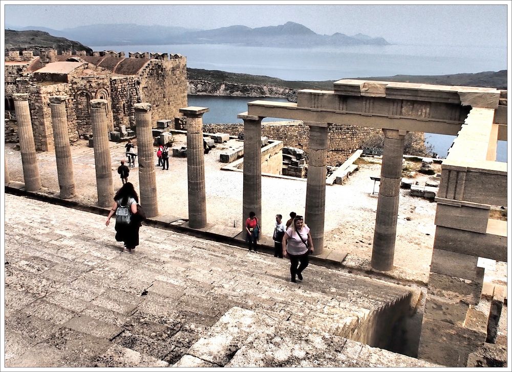 Lindos - Auf der Akropolis