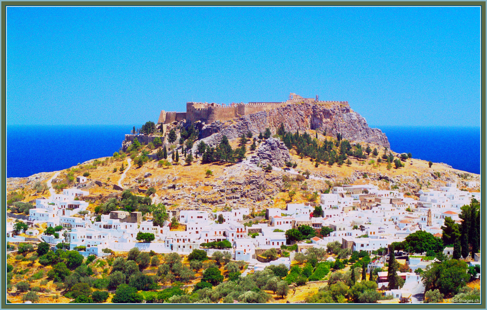 Lindos July 1978 Temp.46 ° ©