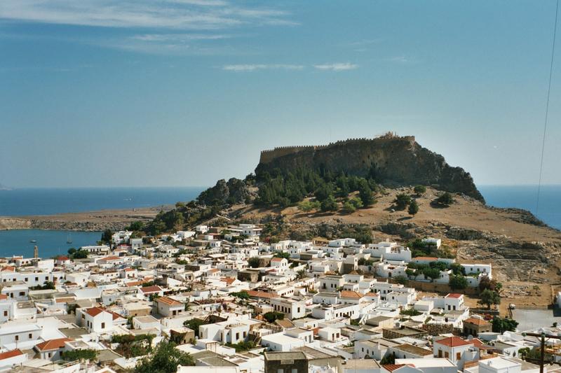 Lindos mit Akropolis