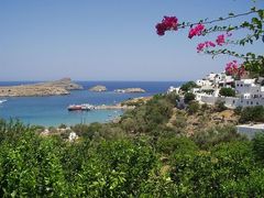 Lindos mit Hafen auf Rhodos/GR II