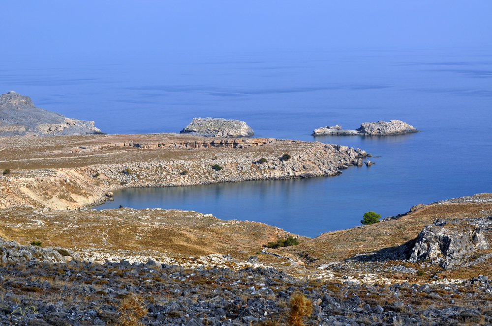 Lindos-Natur und Landschaft am Meer (2)